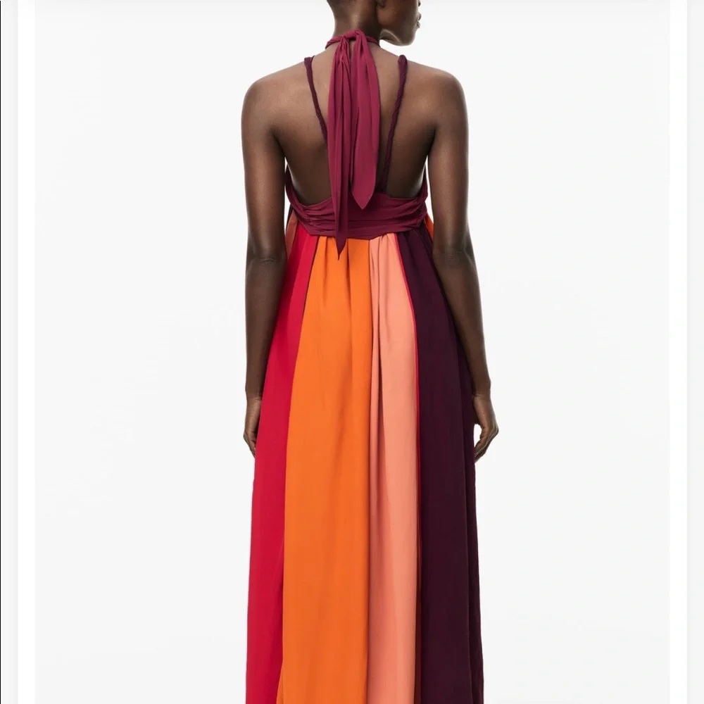 Zara Pleated Dress Limited Edition Sz.Large NWT - Picture 5 of 13